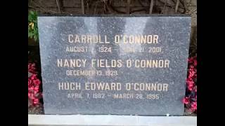 Carroll OConnor  GraveTourcom  Take a famous grave tour [upl. by Graff]