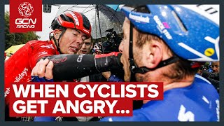 When Cyclists Get Angry  Pro Cycling’s Most Heated Moments [upl. by Lenci841]