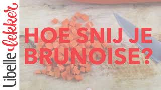 How to groenten snijden voor beginners brunoise [upl. by Siroled804]