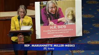 Rep MillerMeeks Introduces 30000 IVF Tax Credit Bill for Women and Families [upl. by Rawde]