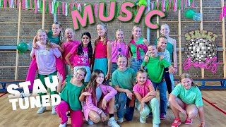 STAY TUNED  MUSIC 🎶💖💚  dance video  kids choreography  JESC amp Junior Songfestival 2024 🇳🇱 [upl. by Sherry33]