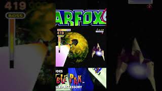 Star Fox 64  Area 6 Boss Fight  Ruta Dificil  Expert starfox nintendo64 gaming retrogaming [upl. by Flemings]