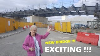 90yo lady visits Lowestofts unfinished new bridge EXCITED [upl. by Mathias236]