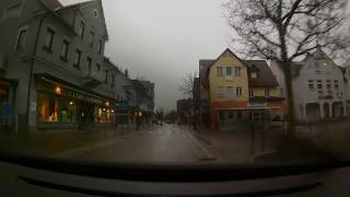 Driving downtown  Ebersbach an der Fils in Germany [upl. by Clarance]