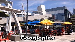 Googleplex  Mountain View  Californie  SOEU  ÉtatsUnis  Siège social  ssoAME  Google Earth [upl. by Yrocaj]