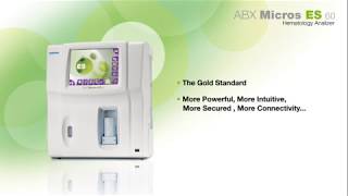 Automated 3 part differential hematology analyzer ABX Micros ES60 presentation [upl. by Thayne]