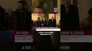 Rencontre historique entre Donald Trump Volodymyr Zelensky et Emmanuel Macron｜LCI [upl. by Josephine]