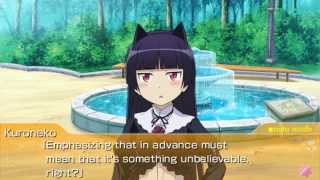 Oreimo Tsuzuku PSP Kirino Route Part 21  Kirino amp Kuroneko English Subtitles [upl. by Ariane]