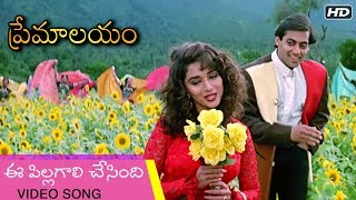 Premalayam Movie Video Song ఈ పిల్లగాలి చేసింది  Salman Khan  Madhuri Dixit  Telugu Best Movies [upl. by Enicnarf]