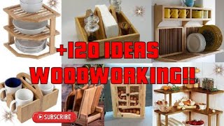 120 Ideas de Madera para la Cocina que puedes hacer y vender en tu Negocio ▶️ GENERA INGRESOS [upl. by Ambrosio]