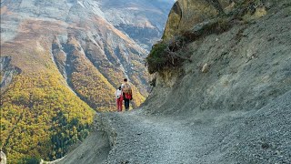 Tilicho lake trekking full route from beshi sahar to tilicho lake [upl. by Nyluqcaj]