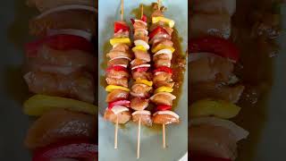 The BEST BBQ Chicken Kebabs on the Traeger Grill [upl. by Gearhart]