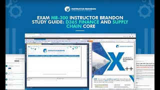 Exam MB300 InstructorBrandon Study Guide Microsoft Dynamics 365 Finance and Supply Chain Core [upl. by Westberg]