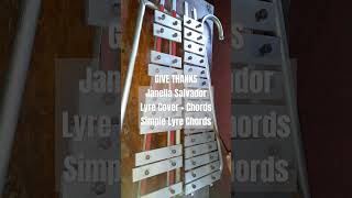 GIVE THANKS  JANELLA SALVADOR  LYRE COVER  LYRE CHORDS simplelyrechords shorts [upl. by Uriah]