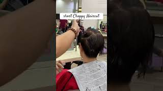 Short Choppy Haircut 💇‍♀️ shortvideo hairstyle hairtok shortbobhaircut [upl. by Avrit]