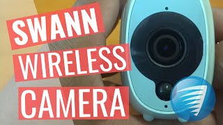 Swann Wireless Smart Security Camera review unboxing set up with Solar Panel Alexa Outdoor Mount [upl. by Mathis]