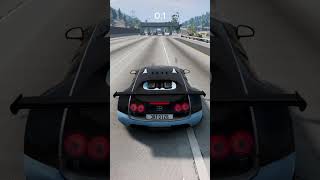 Buggati Veyron Vs mustang 2014 gt500 beamngdrive trending viralvideo homepage crashshorts [upl. by Cai]