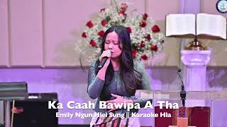 Ka Caah Bawipa A Tha  Emily Ngun Hlei Sung  Karaoke Hla [upl. by Derian]