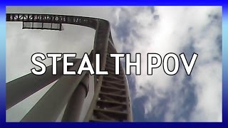 Stealth rollercoaster front seat on ride PoV Thorpe Park HD Spy Watch Test [upl. by Middleton]