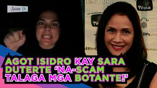 AGOT ISIDRO KAY SARA ‘NASCAM TALAGA MGA BOTANTE’ [upl. by Mitchell]