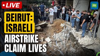 Beirut Airstrike Live  Live From Dahiyeh From the Scene of an Israeli Strike [upl. by Ahsienot905]