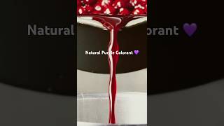 Natural Purple 💜Colorant recipe purple natural recipe recipes pastarecipe oslo [upl. by Arikat]