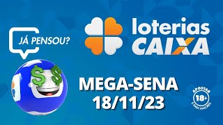 Resultado da MegaSena  Concurso nº 2657  18112023 [upl. by Oivatco]