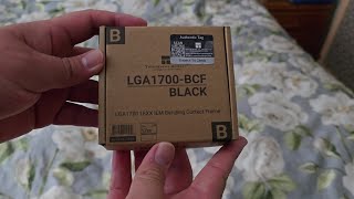 LGA 1700 Contact FrameNFA14x25r G2 140mm Round Frame Fan amp Artic Silver MX6 Unboxing [upl. by Atimad570]