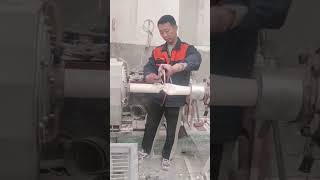 Bonding process of PVC pipes [upl. by Itsirk747]