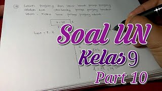 Pembahasan Soal UN Kelas 9 Part 10 [upl. by Atrice]