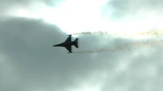 Sola Airshow 2017 in Stavanger  Norway  F16 Display [upl. by Bordiuk]