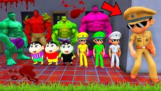 Gta 5 Shinchan Playing Hide amp Seek With Colourful Little Singham in GTA 5 Gameplay [upl. by Mimi40]