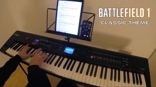 Battlefield Classic Theme  Battlefield 1  1942  Johan Söderqvist  Piano Cover SHEET MUSIC [upl. by Maziar]