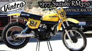 1977 Suzuki RM370 Vintage Racer [upl. by Azrim]