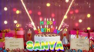 SANYA Happy Birthday Song with Names 🌟 Happy Birthday to You [upl. by Boyer]