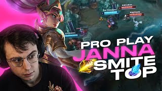 SMITE JANNA TOP IN PRO PLAY   FULL GAME REVIEW  CAEDREL [upl. by Cinamod869]