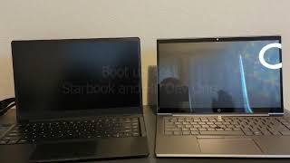 HP Dev One Star labs Starbook MK V and Macbook Air M1 Comparisons [upl. by Piks]