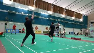 FINAL Kejohanan Badminton HPA 31  MD Div 1 Open MOHA A vs MOE [upl. by Shinberg]