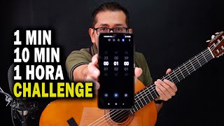 1 min 10 min 1 hora Challenge  Estudio Sencillo No 1 de Leo Brouwer  Sergio Hernández [upl. by Nooj]