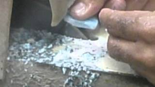 Cutting the Larimar Dominican Republic [upl. by Haleemak]