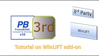 PowerBasic Windows compiler 3rd Party Addons WinLIFT skinned windows [upl. by Nosrak89]