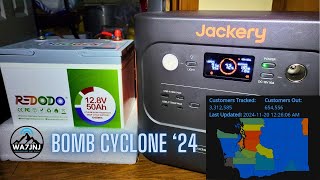 Backup Power Learning Journey  Bomb Cyclone 24 [upl. by Nahgam]