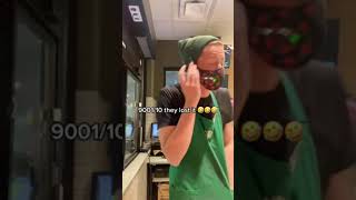 Starbucks barista has the best welcome phrases when taking orders [upl. by Snahc]