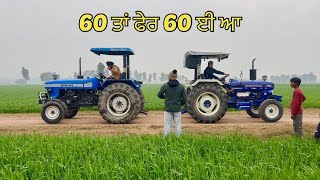 Farmtrac 60 t20 vs Sonalika 750 di and Swaraj 855 tractor tochan IMTWALE [upl. by Fin]