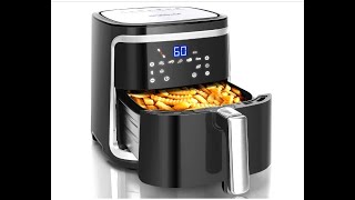 FRYTKOWNICA BEZTŁUSZCZOWA  Frytkownica air fryer Aigostar Cube 30IBT 1900 W [upl. by Naol401]