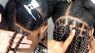 HOW TO TWIST YOUR OWN HAIR YOURSELF AT HOME [upl. by Delanos]