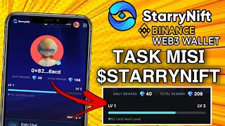 Kerjakan Task Airdrop StarryNift DApp Binance‼️ [upl. by Einner850]