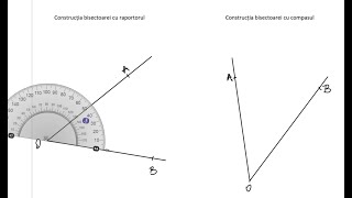 Bisectoarea unui unghi [upl. by Aevin]