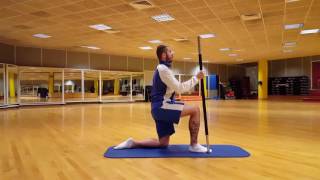 Dorsiflexion from Half Kneeling Lukasz Lojas [upl. by Lucier]