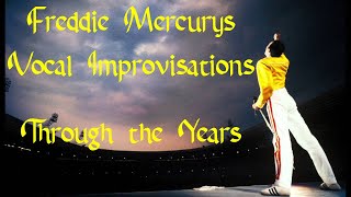 Freddie Mercurys vocal improvisation  Through the Years  Casadys [upl. by Ariayek]